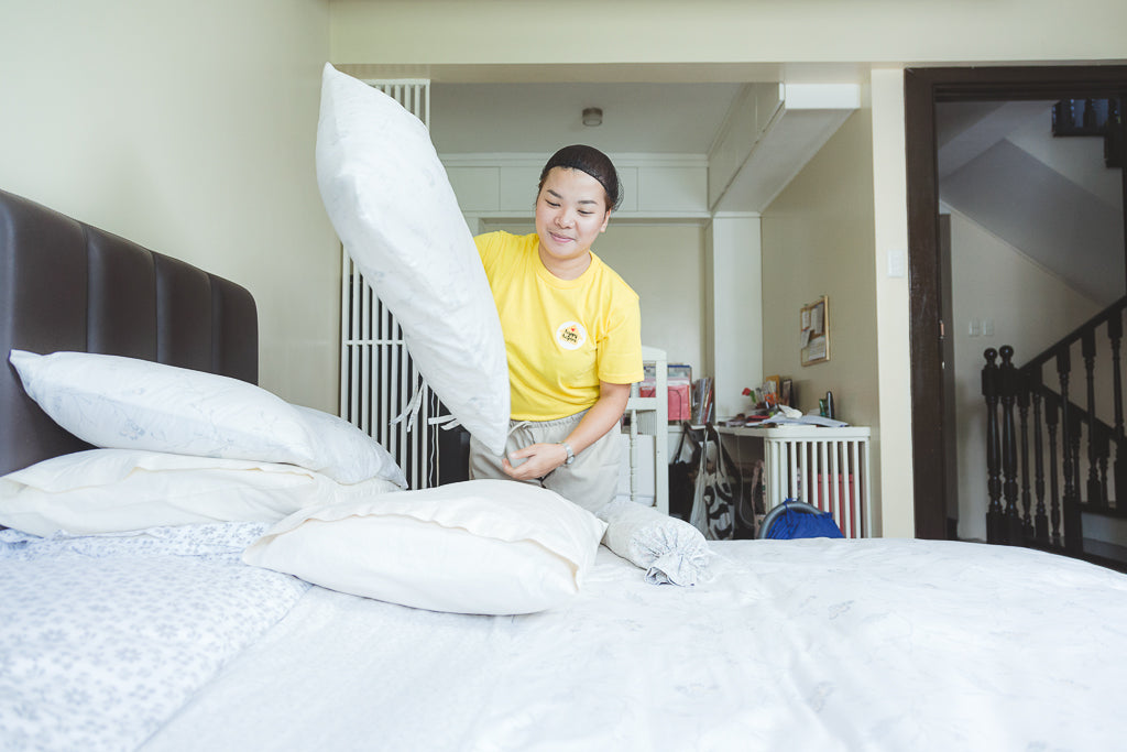 Upholstery Cleaning Service Pillow Cleaning Happy Helpers