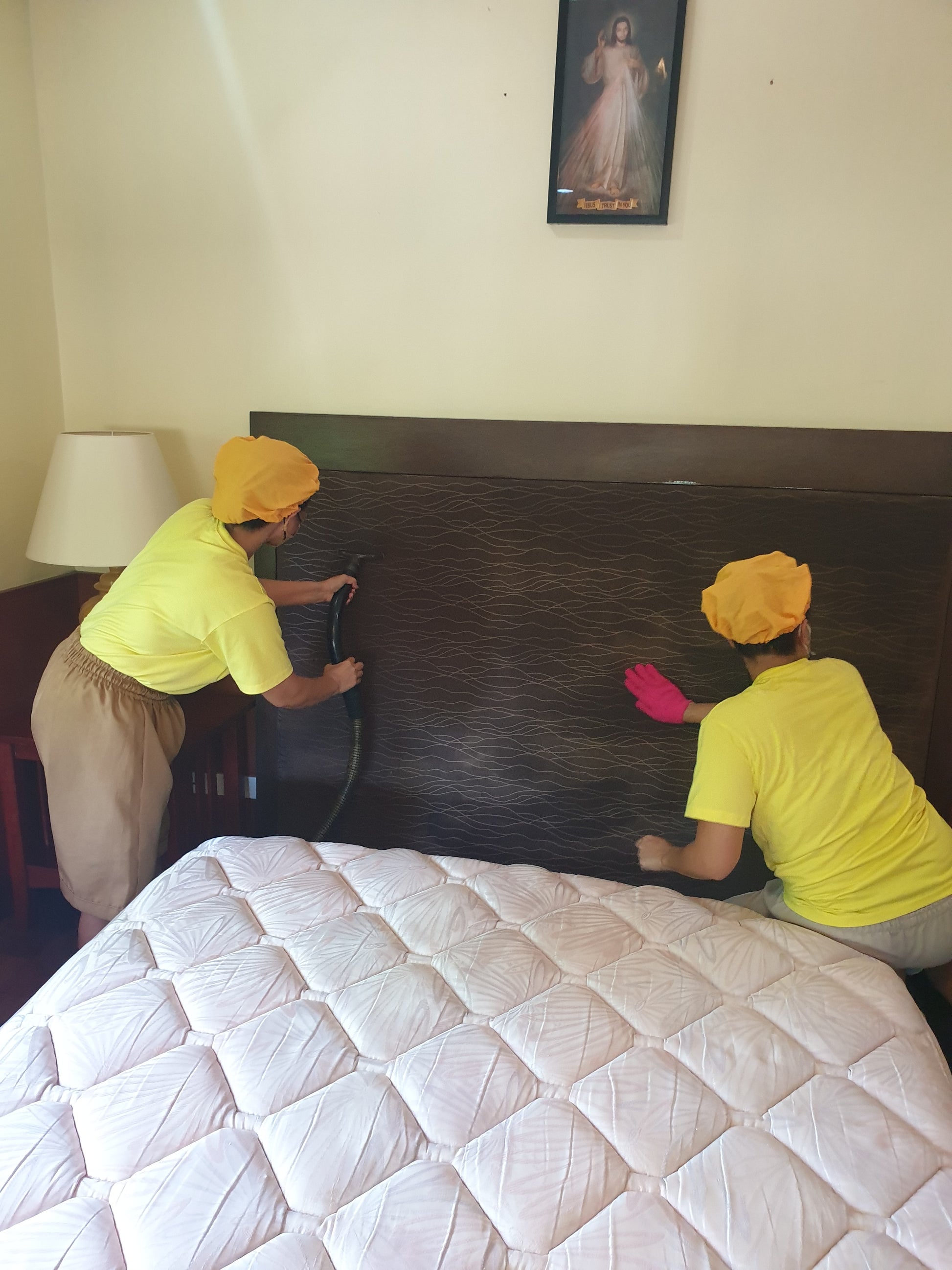 Upholstery Cleaning Service Mattress Cleaning Headboard Happy Helpers Manila