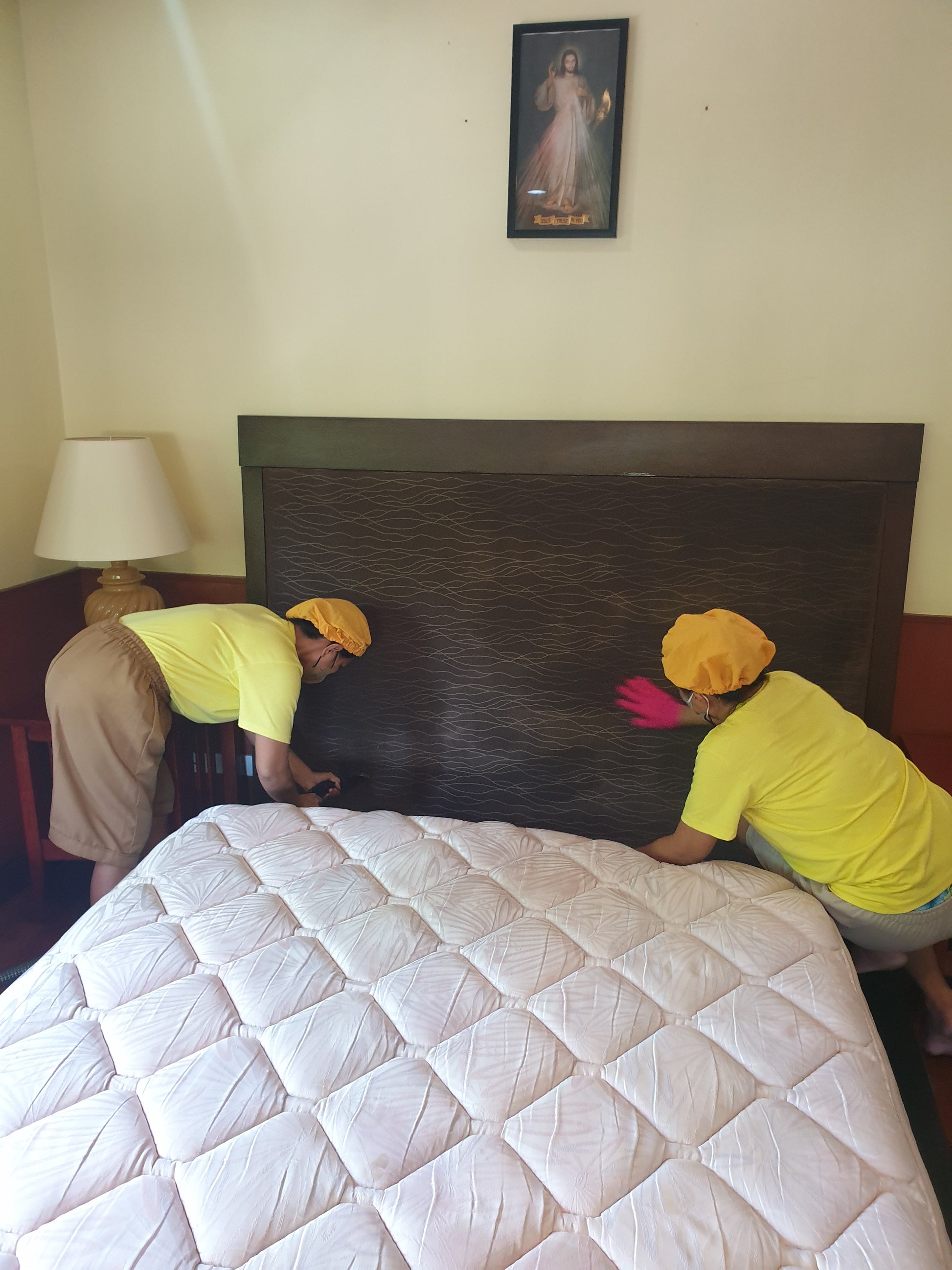 Upholstery Cleaning Service Mattress Cleaning Headboard Happy Helpers Manila